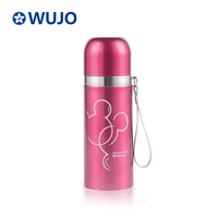 Wujo benutzerdefinierte Logo-Kugel-isolierte Edelstahl-Tee-thermische Thermoskolben