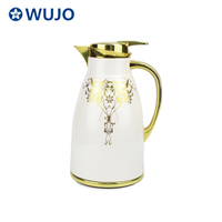 Benutzerdefinierte logo China Lieferant Vakuum isoliert arabischer Kaffeetopf mit Glasfutter