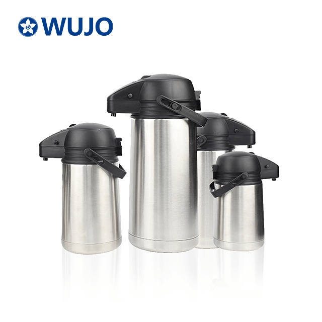 1L 1.3L 1.6L 1.9L Silber-Termos-Vakuumkolben Kaffeespender Edelstahl-Thermos-Airpots