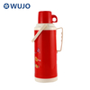 Wujo billig großhandel heiße wasser tee thermos 2l glas nachfüllen kunststoffvakuumkolben