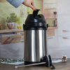New Black 304 Edelstahl Doppelwandpumpe Thermos-Kaffee-Vakuum-Airpot
