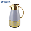 Wujo 1L 1.3L Gelbes Vakuum-isoliertes Thermos-Glas-Liner-arabischer Tee-Kaffeekanne