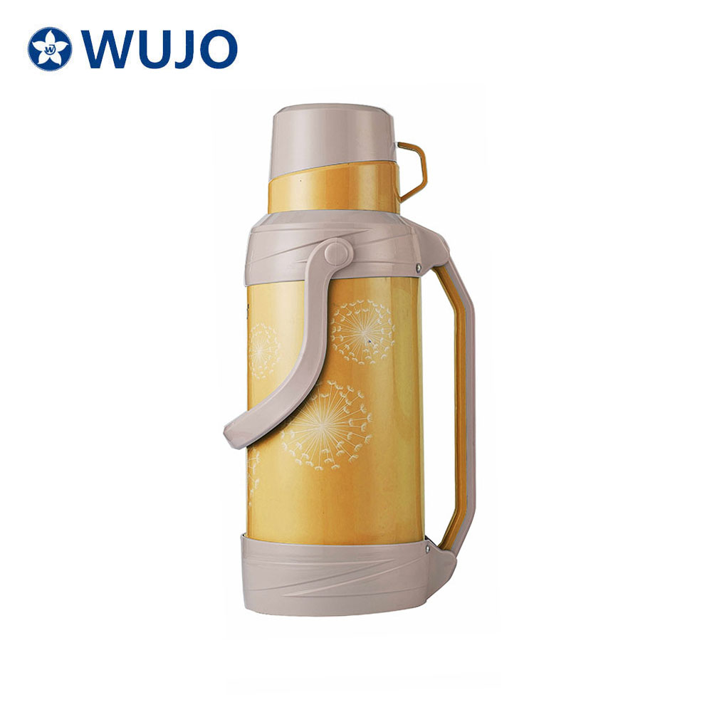 Wujo Großhandel Glaskunst-Kaffeekanne Heißwasser-Tee-Thermos-Vakuumkolben