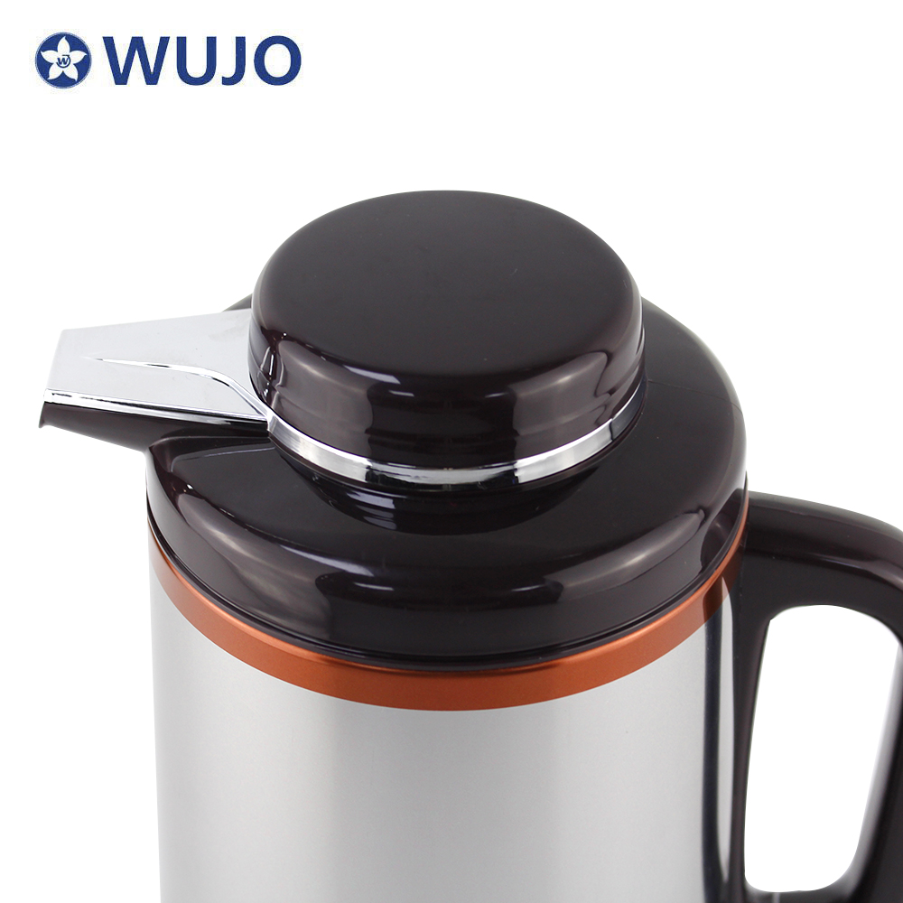 Wujo Eisen-Metall-Kaffeetopf-Glas-Nachfüll-Thermos-Vakuum-Drink-Isolierung arabischer Tee-Flasche