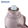 Wujo OEM ODM Warmwasser-Thermoskanne billig schwerer Kunststoff-Vakuumkolben mit Glasfutter